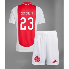 Dětské fotbalový komplet Ajax Steven Berghuis #23 Domácí košile 2024-25 Krátkým Rukávem